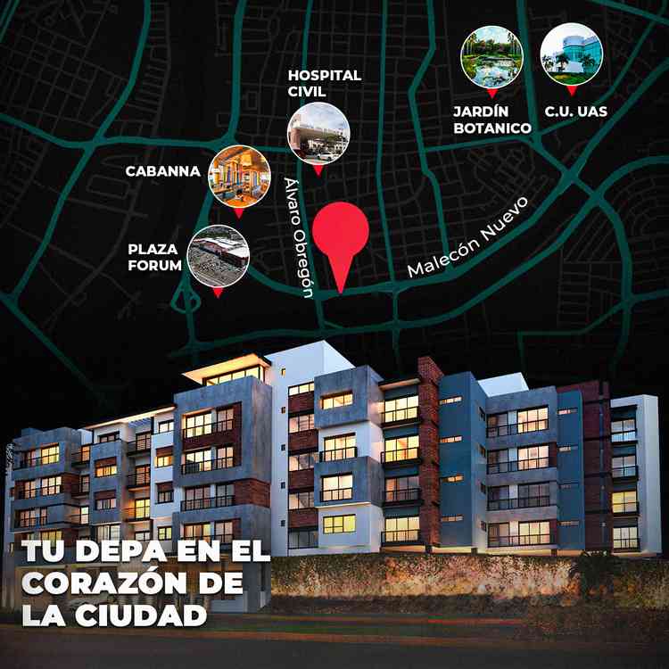 departamento en preventa diego valades rios desarrollo urbano tres rios culiacan sinaloa pD3YNSF